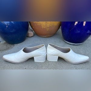 Freda Salvador “Crescent” Block Heel Booties - size 10